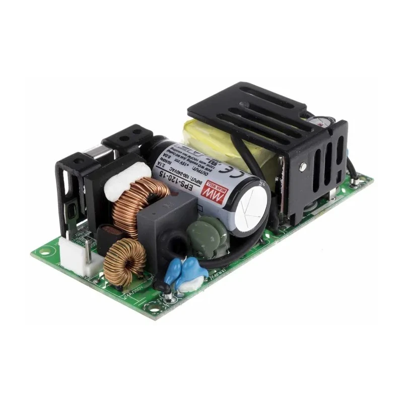 MEAN WELL Switching Power Supply 15V DC 84W 8A PCB Mount EPS-120-15
