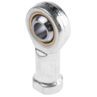 Parker M10 x 1.25 Female Galvanised Steel Piston Rod Ball Joint, 10mm Bore Metric P1A-4JRS
