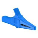 Staubli Blue Crocodile Clip Brass Contact Insulated 32A Jaw Opening 20mm 66.9755-23