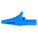 Staubli Blue Crocodile Clip Brass Contact Insulated 32A Jaw Opening 20mm 66.9755-23