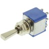 APEM Toggle Switch Panel Mount On-Off-On DPST Solder Terminal 30V DC 250V AC 5647A9