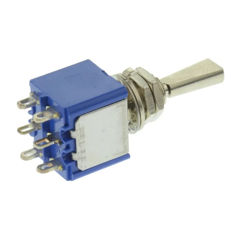 APEM Toggle Switch Panel Mount On-Off-On DPST Solder Terminal 30V DC 250V AC 5647A9