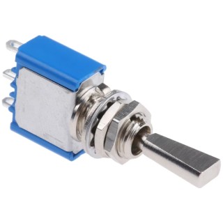 APEM Toggle Switch Panel Mount On-Off-On SPST Solder Terminal 30 V dc 250 V ac 5638A9