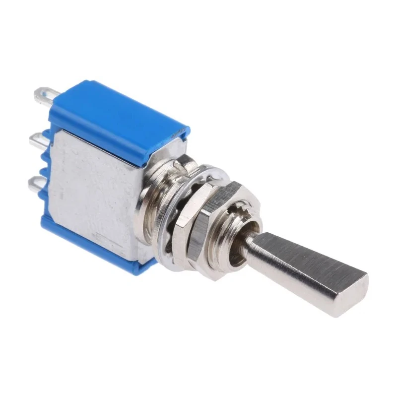 APEM Toggle Switch Panel Mount On-Off-On SPST Solder Terminal 30 V dc 250 V ac 5638A9