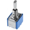 APEM Toggle Switch Panel Mount On-Off-On 3PDT 4A Solder Terminal 30 V dc 250 V ac 5659A9