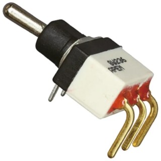 APEM Toggle Switch PCB Mount On-On SPST Through Hole Terminal 30 V dc 250 V ac SW236/7