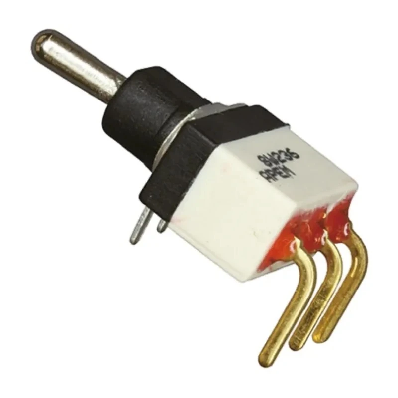 APEM Toggle Switch PCB Mount On-On SPST Through Hole Terminal 30 V dc 250 V ac SW236/7