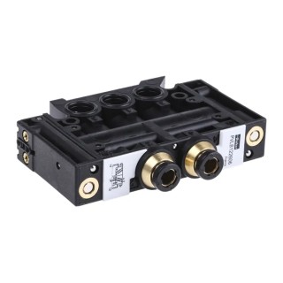 Parker Pneumatic Solenoid Valve Pilot G 1/8 Port Push-in Threaded 5-Port 10 bar PVL-B122606
