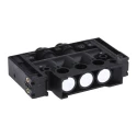 Parker Pneumatic Solenoid Valve Pilot G 1/8 Port Push-in Threaded 5-Port 10 bar PVL-B122606
