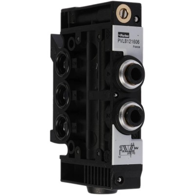 Parker Pneumatic Solenoid Valve Pilot/Spring BSP, NPT Connection, 5 Ports, 10 bar Pressure PVL-B121606