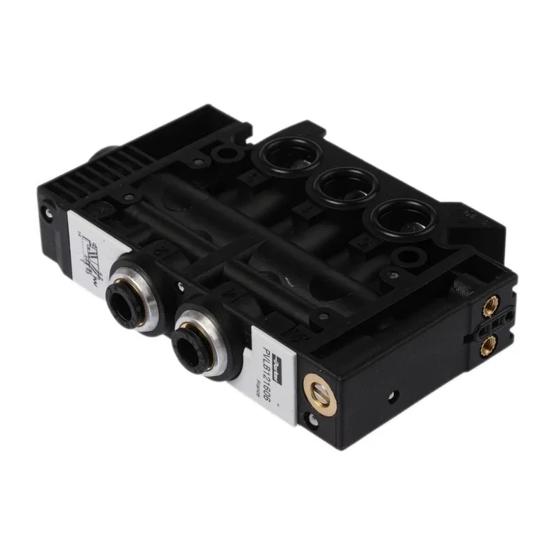 Parker Pneumatic Solenoid Valve Pilot/Spring BSP, NPT Connection, 5 Ports, 10 bar Pressure PVL-B121606