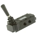 Parker Lever Pneumatic Manual Control Valve B53 Series, G 1/4, III B B53004L