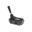 Parker Lever Pneumatic Manual Control Valve B53 Series G 1/4 Port Threaded Die Cast Zinc Body 10 Bar 1740L/min B53003L