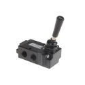 Parker Lever Pneumatic Manual Control Valve B53 Series G 1/4 Port Threaded Die Cast Zinc Body 10 Bar 1740L/min B53003L