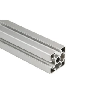 Bosch Rexroth Silver Aluminium Strut Profile 45 x 45 mm 10 mm Groove, 3 m Length, Series MGE 13.2 3842992402/3000