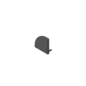 Bosch Rexroth Black Polypropylene Round Tube Plug for 30 mm Strut Profile with 8 mm Groove 3842548777