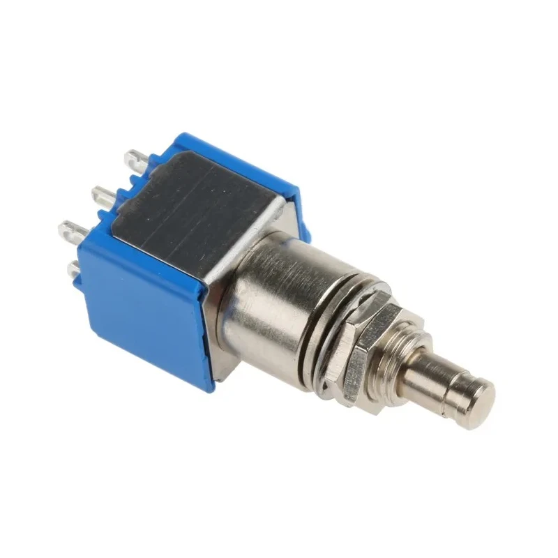 APEM 8000 Series Miniature Push Button Switch Momentary Panel Mount DPDT 6.5 mm Cutout 125 V 4A 8642A