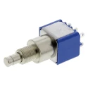 APEM 8000 Series Miniature Push Button Switch, Latching, Panel Mount, 6.5 mm Cutout, DPDT 8646A