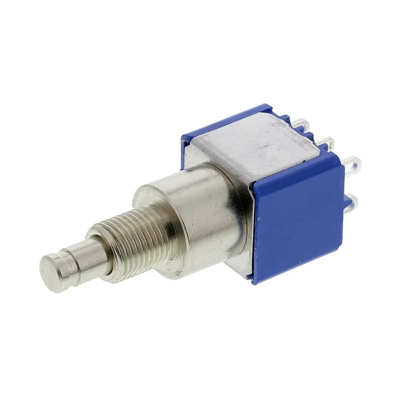 APEM 8000 Series Miniature Push Button Switch, Latching, Panel Mount, 6.5 mm Cutout, DPDT 8646A