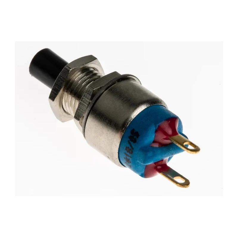 APEM 9000 Series Miniature Momentary Push Button Switch Panel Mount 6.35 mm Cutout SPST 30 V DC 9633NCD