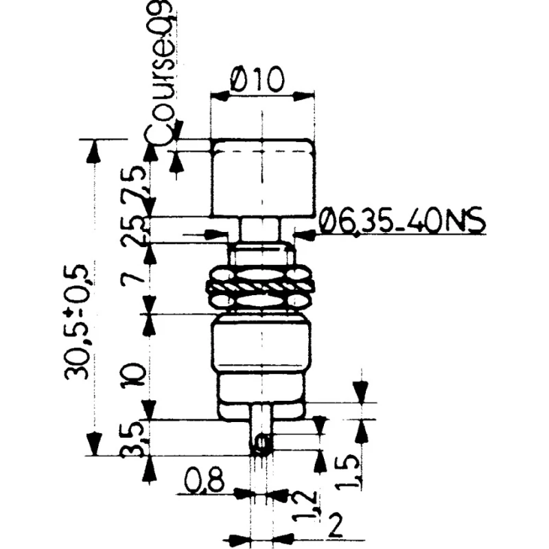APEM Push Button Cap for Use with 8000 Series, 9000 Series U482