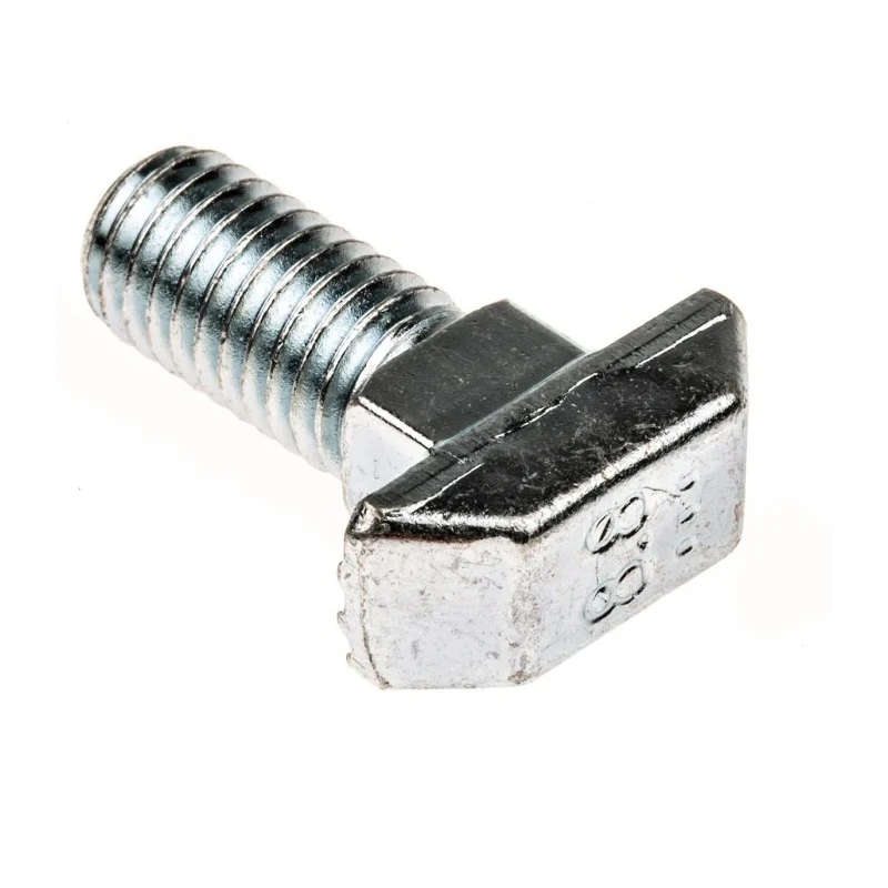 Interroll M8 T-Head Bolt Connecting Component, Galvanised Steel, Length 20mm, Compatible with 10mm Groove and 3842528716