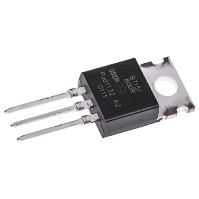 WeEn Semiconductors Co., Ltd Thyristor SCR 800 V 7.5 A Surge 132 A TO-220 BT151-800R,127