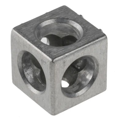 Bosch Rexroth Connecting Component M6 Corner Cube Kit, Strut Profile 30 mm, Groove Size 8 mm 3842549864