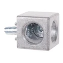 Bosch Rexroth Connecting Component, M8 Corner Cube Kit, Strut Profile 30 mm, Groove Size 8 mm 3842549862