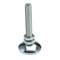 Bosch Rexroth M8 Thread Galvanised Steel Adjustable Foot 10 to 8 mm² Groove 3842502257