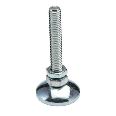Bosch Rexroth M8 Thread Galvanised Steel Adjustable Foot 10 to 8 mm² Groove 3842502257