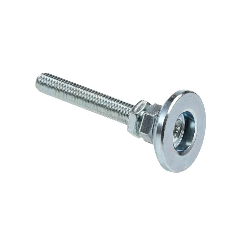 Bosch Rexroth M8 Thread Galvanised Steel Adjustable Foot 10 to 8 mm² Groove 3842502257