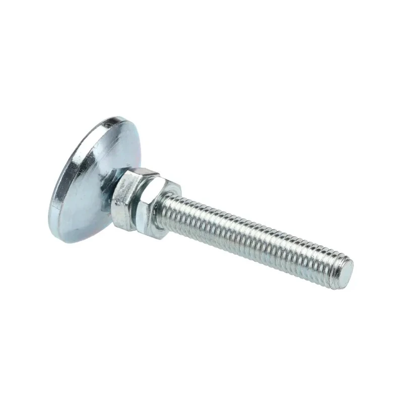 Bosch Rexroth M8 Thread Galvanised Steel Adjustable Foot 10 to 8 mm² Groove 3842502257