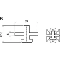 Bosch Rexroth Polyoxymethylene Sliding Element Compatible with 10 mm Groove MGE System 3842523205