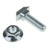 Bosch Rexroth M8 T-Head Bolt Connecting Component, 30mm Length, Galvanised Steel, Compatible with 40mm, 45mm 3842528722