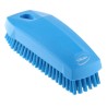 Vikan Blue Polyester Bristle Scrubbing Brush 17 mm Bristle Length, 130 mm Length, 50 mm Width 64403