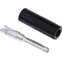 NEUTRAL Black Male Banana Plug 4 mm Connector Solder Termination 50V 16A Nickel Plating 103-7621