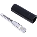 NEUTRAL Black Male Banana Plug 4 mm Connector Solder Termination 50V 16A Nickel Plating 103-7621