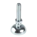 Bosch Rexroth Adjustable Foot M12 Thread Galvanised Steel 10 mm Groove 3842352061