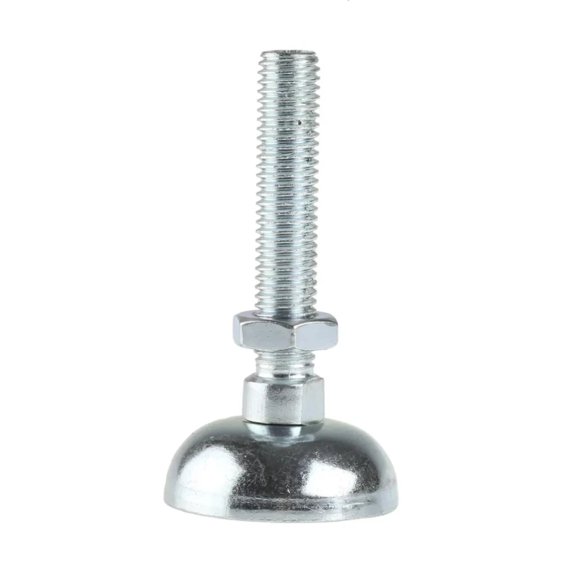 Bosch Rexroth Adjustable Foot M12 Thread Galvanised Steel 10 mm Groove 3842352061