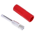 RS PRO Red Male Banana Plug 4 mm Connector Solder Termination 50V 10A Silver Plating 103-7637