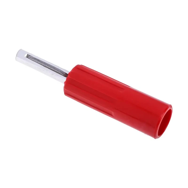 RS PRO Red Male Banana Plug 4 mm Connector Solder Termination 50V 10A Silver Plating 103-7637