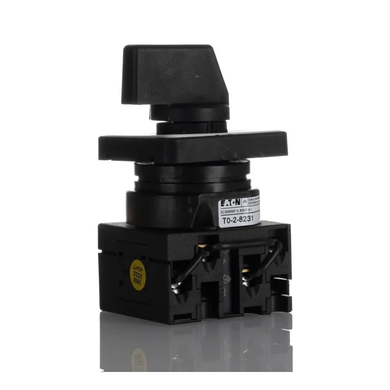 Eaton Cam Switch 4 Position 60 ° Toggle Actuator 20A 690V AC T0-2-8231/E 012750 T0-2-8231/E