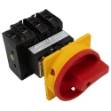 Eaton 3-Pole Panel Mount Isolator Switch IP65 Rated, 640A, 30 kW, Red Handle 