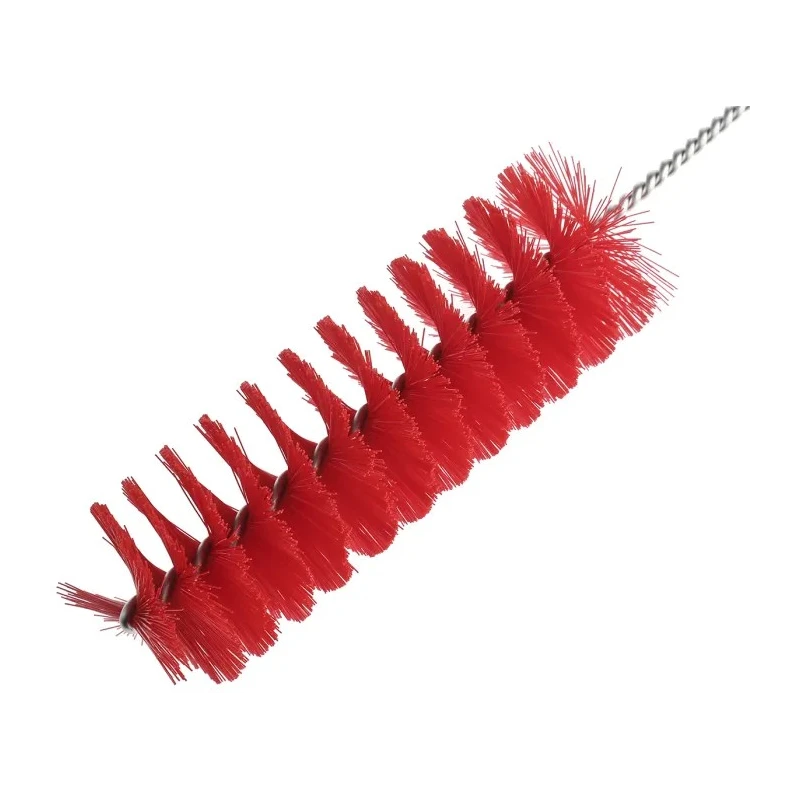 Vikan Red Bottle Brush, 23 mm Bristle Length x 490 mm Overall Length x 50 mm Brush Diameter 53794