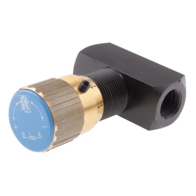 RS PRO In Line Mount Mounting Hydraulic Flow Control Valve 400 bar 60L/min 3/8 in G Thread 390-7689