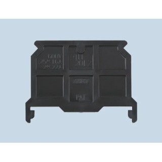 Toyogiken PTU Series End Cover for Use with DIN Rail Terminal Blocks PTU-10L2