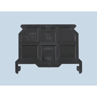 Toyogiken PTU Series End Cover for Use with DIN Rail Terminal Blocks PTU-30L2