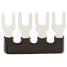 Toyogiken Black BB Series Jumper Bar for Use with DIN Rail Terminal Blocks BB10-4