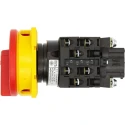 Eaton 3-Pole Panel Mount Isolator Switch IP65 Rated, 100A, 5.5 kW, Red Handle T0-3 Series 